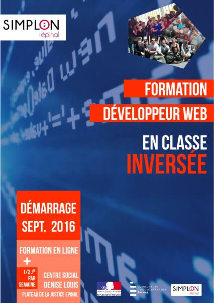 Formation développeur Web en classe inversée