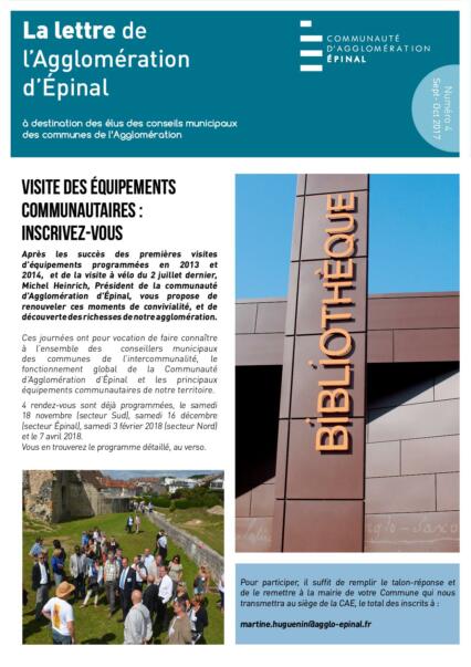 La lettre de l'Agglomération d'Epinal