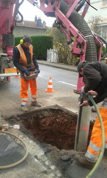 Dimanche 5 Novembre 2017, Fuite d'eau Rue du Général de Gaulle