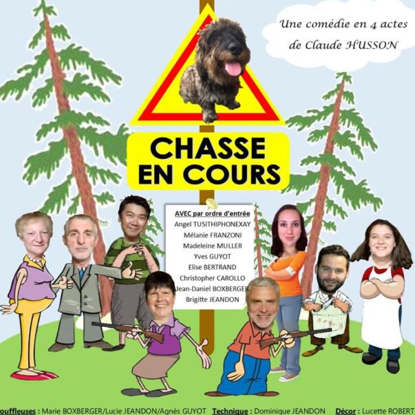 Comédie en 4 actes de Claude HUSSON interprétée par la troupe LE GRENIER