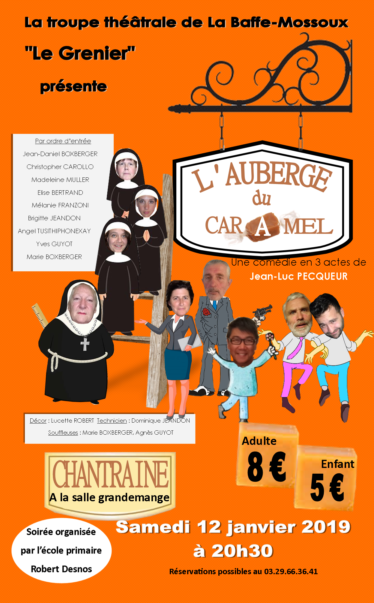 Pièce de théâtre à la Maison Grandemange