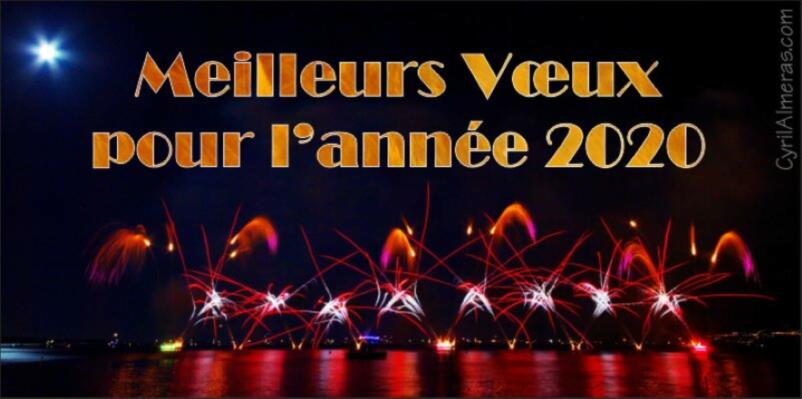 Vœux du 1er JANVIER 2020
