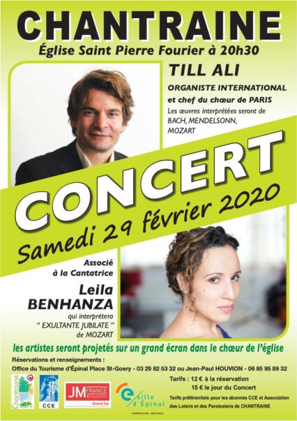 CONCERT TILL ALI & LEILA BENHANZA