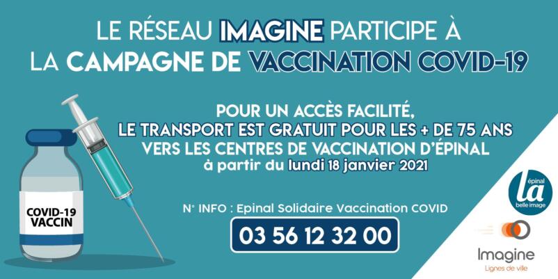 VACCINATION : INFO Transport IMAGINE,