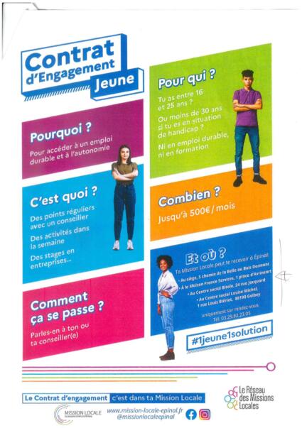 LA MISSION LOCALE du bassin d'emploi d'Epinal