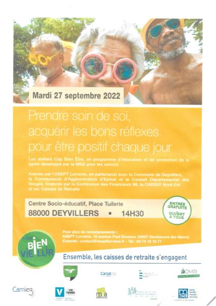 ATELIERS SÉNIORS OUVERTS À TOUS
