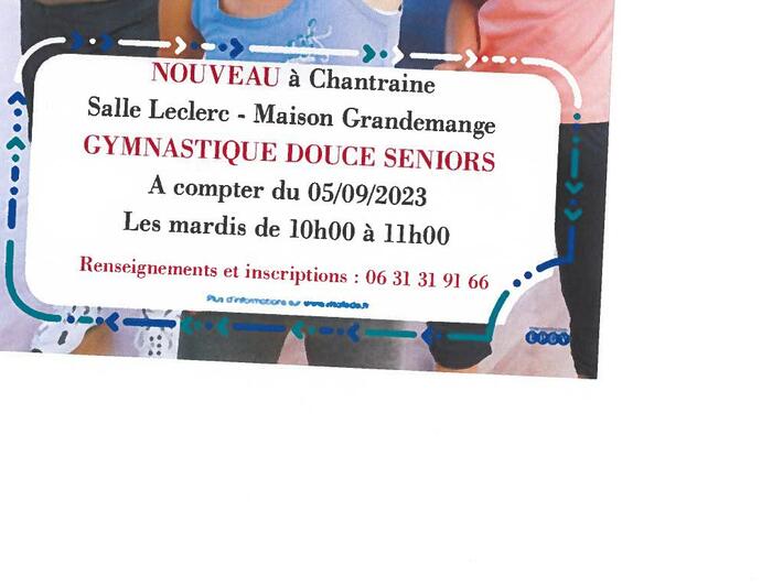 GYMNAGIQUE DOUCE SÉNIOR