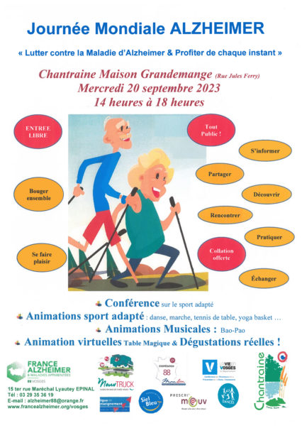 JOURNÉE MONDIALE D'ALZHEIMER