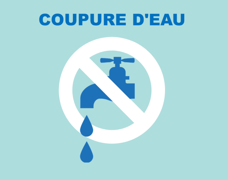 PANNE SUR LE RÉSEAU D'EAU POTABLE 