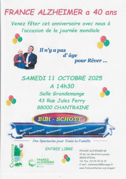 FRANCE ALZHEIMER  A 40 ANS