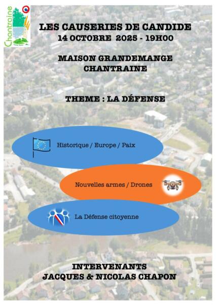 LES CAUSERIES DE CANDIDE
