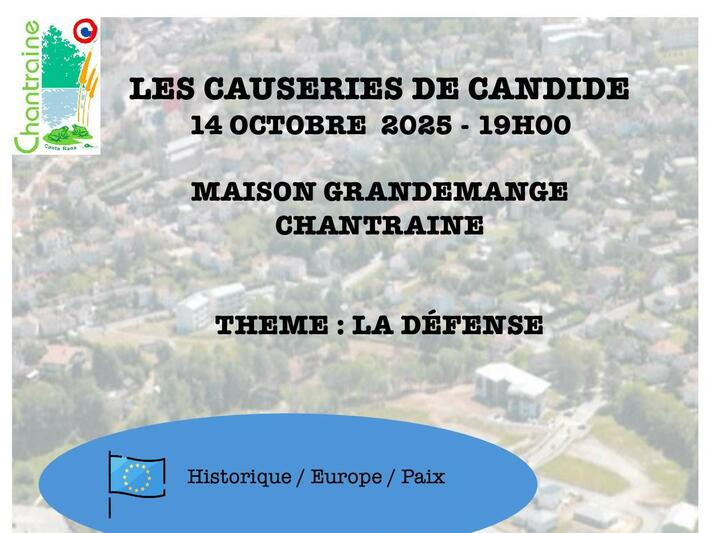LES CAUSERIES DE CANDIDE
