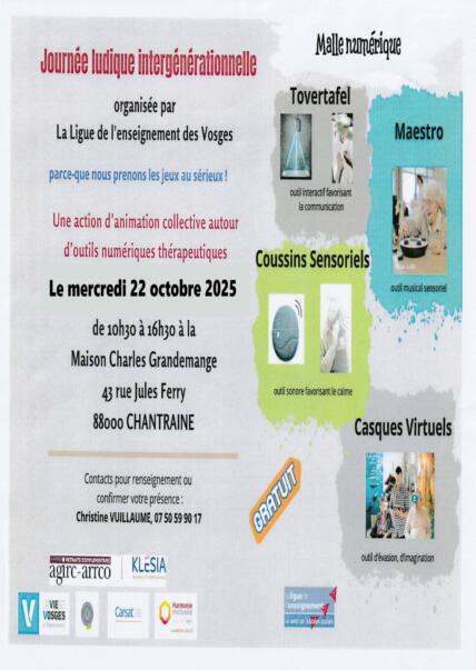 JOURNÉE INTERGÉNÉRATIONNELLE