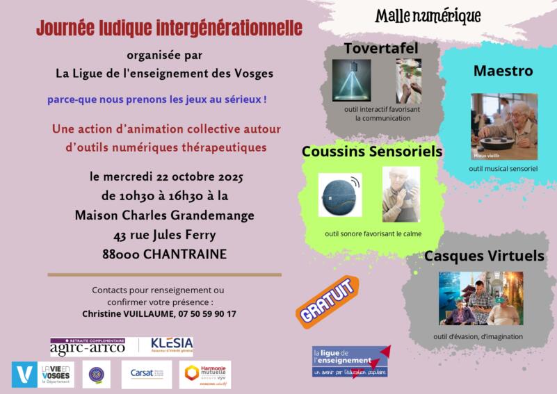 JOURNÉE LUDIQUE INTERGÉNÉRATIONNELLE