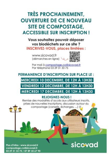 INSCRIVEZ-VOUS AU NOUVEAU SITE DE COMPOSTAGE