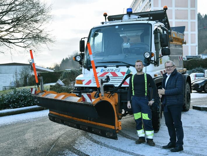 PREMIÈRE SORTIE DU CAMION DE DÈNEIGEMENT