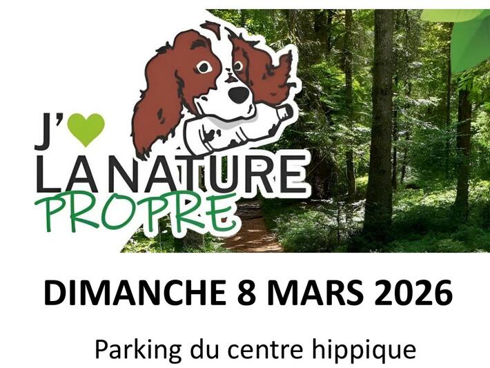 RAMASSAGE DES DÉCHETS DANS LA FORÊT DE CHANTRAINE