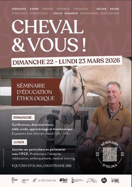 CHEVAL ET VOUS - SÉMINAIRE D'ÉDUCATION ÉTHOLOGIQUE