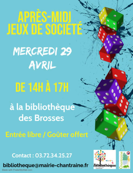 APRÈS-MIDI JEUX DE SOCIÉTÉ