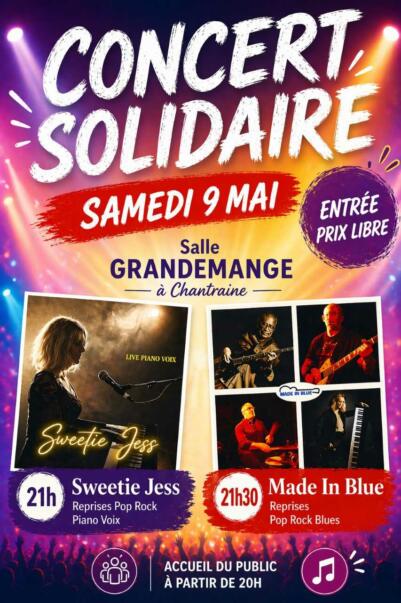 CONCERT SOLIDAIRE ENTRÉE LIBRE
