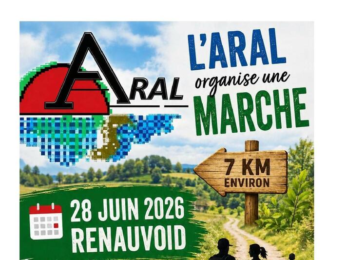 MARCHE A RENAUVOID ORGANISÉE PAR L'ARAL