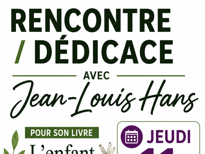 RENCONTRE DÉDICACE A LA BIBLIOTHÈQUE