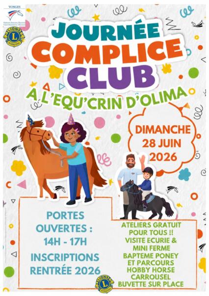 JOURNÉE COMPLICE CLUB