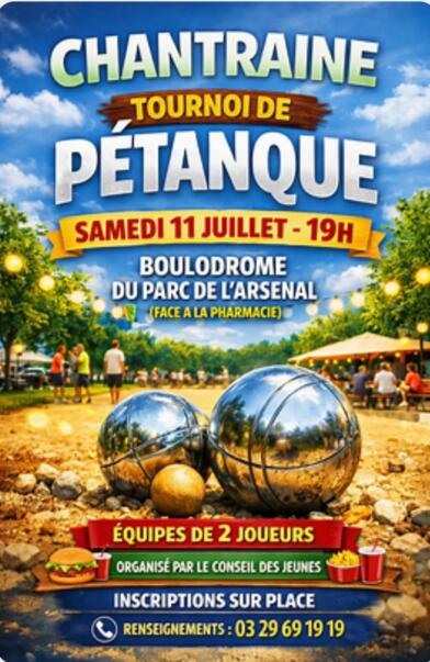 TOURNOI DE PÉTANQUE