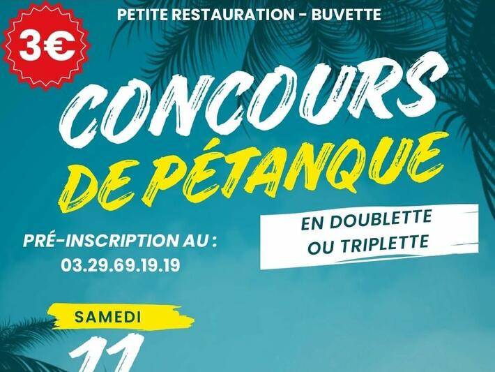 TOURNOI DE PÉTANQUE