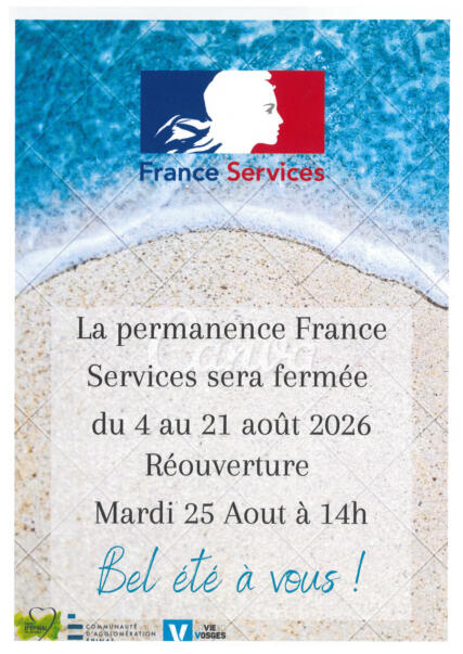 FERMETURE FRANCE SERVICES