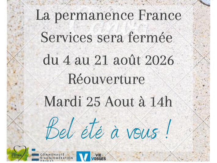 FERMETURE FRANCE SERVICES
