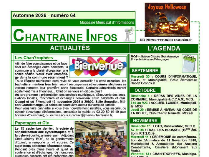 CHANTRAINE INFO