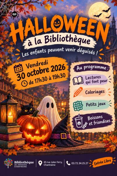 Halloween à la bibliothèque